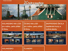 Tablet Screenshot of dutchmasters.cz